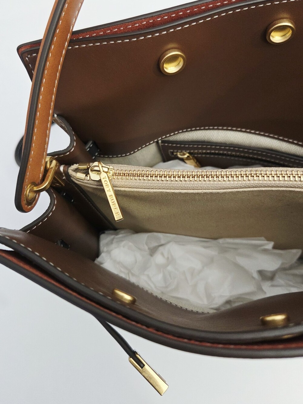 LIKE NEW TORY BURCH LEE RADZIWILL SMALL DOUBLE BAG - BLACK - Picture 10 of 15